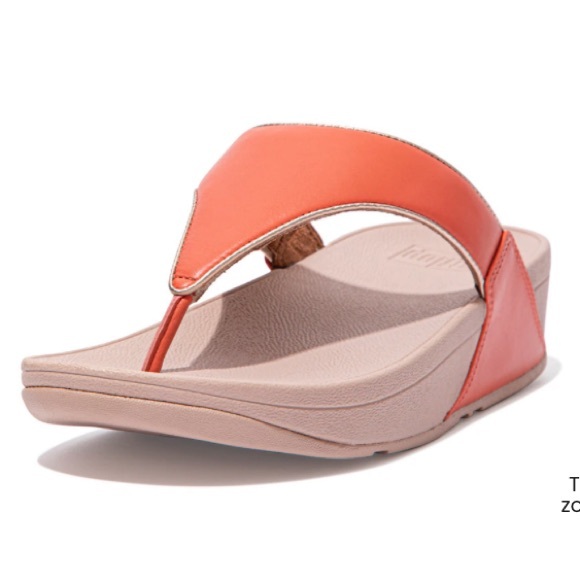 Fitflop Shoes - FITFLOP Lulu Pop Toe Post Sandal Emberglow